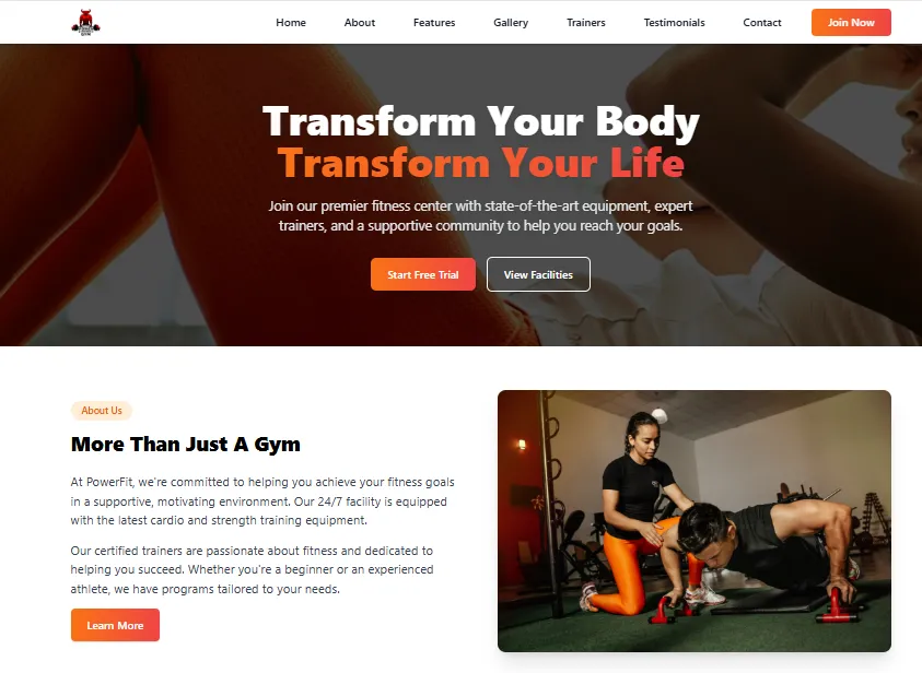 Gym Template